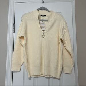 Women’s Casual Long Sleeve Half Zip Pullover Sweater